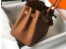 Hermes Brown Clemence Birkin 30cm Bag