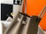 Hermes Taupe Clemence Birkin 30cm Bag
