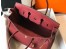 Hermes Bordeaux Clemence Birkin 35cm Bag
