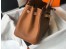 Hermes Brown Clemence Birkin 35cm Bag