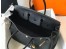Hermes Black Clemence Birkin 35cm Bag