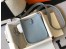 Hermes Evelyne III TPM Bag In Blue Lin Clemence Leather