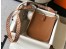 Hermes Evelyne III TPM Bag In Gold Clemence Leather