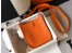 Hermes Evelyne III TPM Bag In Orange Clemence Leather