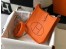 Hermes Evelyne III TPM Bag In Orange Clemence Leather