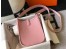 Hermes Evelyne III TPM Bag In Pink Clemence Leather