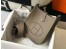 Hermes Evelyne III TPM Bag In Taupe Clemence Leather