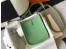 Hermes Evelyne III TPM Bag In Vert Criquet Clemence Leather