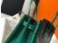 Hermes Birkin 30cm Bag In Green Embossed Crocodile Leather
