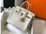 Hermes Birkin 30cm Bag In Black Embossed Crocodile Leather