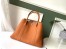 Hermes Tan Fjord Garden Party 30cm With Printed Lining
