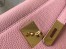Hermes Pink Clemence Kelly 25cm GHW Bag