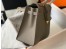 Hermes Gris Asphalt Epsom Kelly 25cm Sellier Bag GHW