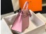 Hermes Mauve Sylvestre Epsom Kelly 25cm Sellier Bag GHW