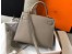 Hermes Gris Asphalt Epsom Kelly 28cm Sellier Bag GHW