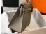 Hermes Gris Asphalt Epsom Kelly 28cm Sellier Bag GHW