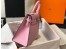 Hermes Pink Epsom Kelly 32cm Sellier Bag