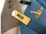 Hermes Blue AgateClemence Kelly 32cm Retourne Bag