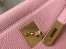 Hermes Pink Clemence Kelly 32cm Retourne Bag