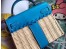 Hermes Blue Picnic Kelly Mini 20cm Wicker Bag