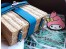 Hermes Blue Picnic Kelly Mini 20cm Wicker Bag