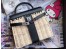 Hermes Black Picnic Kelly Mini 20cm Wicker Bag