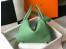 Hermes Lindy 26cm Bag In Vert Criquet Clemence With GHW
