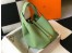 Hermes Vert Criquet Picotin Lock MM 22cm Handmade Bag