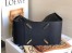 Loewe Medium Hammock Bag In Black Leather