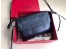 Valentino Small Vring Crossbody Bag In Black Calfskin 