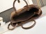 Prada Buckle Large Handbag with Belt in Cocoa Suede Calfskin 