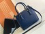 Prada Mini Galleria Bag in Blue Saffiano Leather