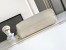 Prada Medium Top-handle Bag in White Leather with Padlock