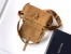 Prada Explore Medium Flap Bag in Brown Suede Calfskin