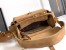 Prada Explore Medium Flap Bag in Brown Suede Calfskin