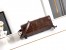 Prada Bonnie Mini Shoulder Bag in Dark Brown Calfskin