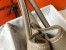 Hermes Garden Party 30 Bag In Grey Clemence Leather