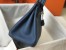 Hermes Blue Agate Clemence Birkin 30cm Bag