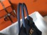 Hermes Blue Agate Clemence Birkin 30cm Bag