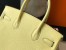 Hermes Jaune Poussin Clemence Birkin 30cm Bag