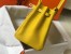 Hermes Yellow Clemence Birkin 35cm Bag