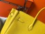 Hermes Yellow Clemence Birkin 35cm Bag