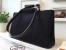 Hermes Cabag Elan Bag In Black Canvas