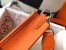 Hermes Evelyne III TPM Bag In Orange Clemence Leather