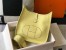 Hermes Evelyne III 29 Bag In Jaune Poussin Clemence Leather