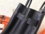 Hermes Black Birkin 30cm Clemence Handmade Bag