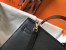 Hermes Kelly 25cm Sellier Bag In Black Epsom Leather
