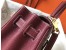 Hermes Bordeaux Clemence Kelly 28cm Bag