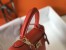 Hermes Kelly 28cm Sellier Bag In Red Epsom Leather