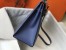 Hermes Blue Agate Epsom Kelly 32cm Sellier Bag
